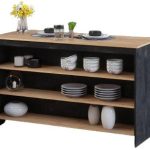 Επιδαπέδιο ντουλάπι νησίδας Lorenzo-Fusiko-Mavro