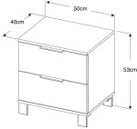 Κομοδίνο Alice-Leuko - Image 3