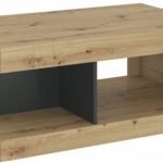 Τραπεζάκι σαλονιού Glimmer-Fusiko-Mavro