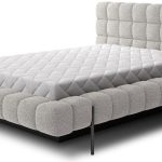 Επενδυμένο κρεβάτι Cloud-Gkri Anoixto-140 x 200