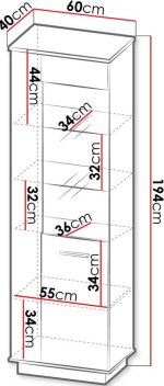 Βιτρίνα Lamelo mini - Image 3