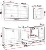 Σύνθεση κουζίνας Retroline V-Gkri-Fusiko - Image 2