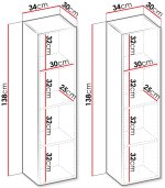 Σετ δύο κρεμαστών στηλών Sigma - Image 3