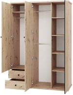 Ντουλάπα Cali τρίφυλλη - Image 2