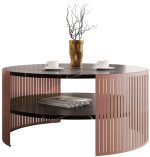 Τραπεζάκι σαλονιού Fikoli Ember-Mauro Marmaro