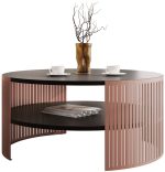 Τραπεζάκι σαλονιού Fikoli Ember-Mauro