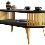 Τραπεζάκι σαλονιού Roenni Gold-Mauro