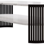 Τραπεζάκι σαλονιού Fikoli I-Leuko Marmaro