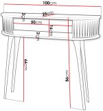 Κονσόλα Roenni Gold-Leuko - Image 3