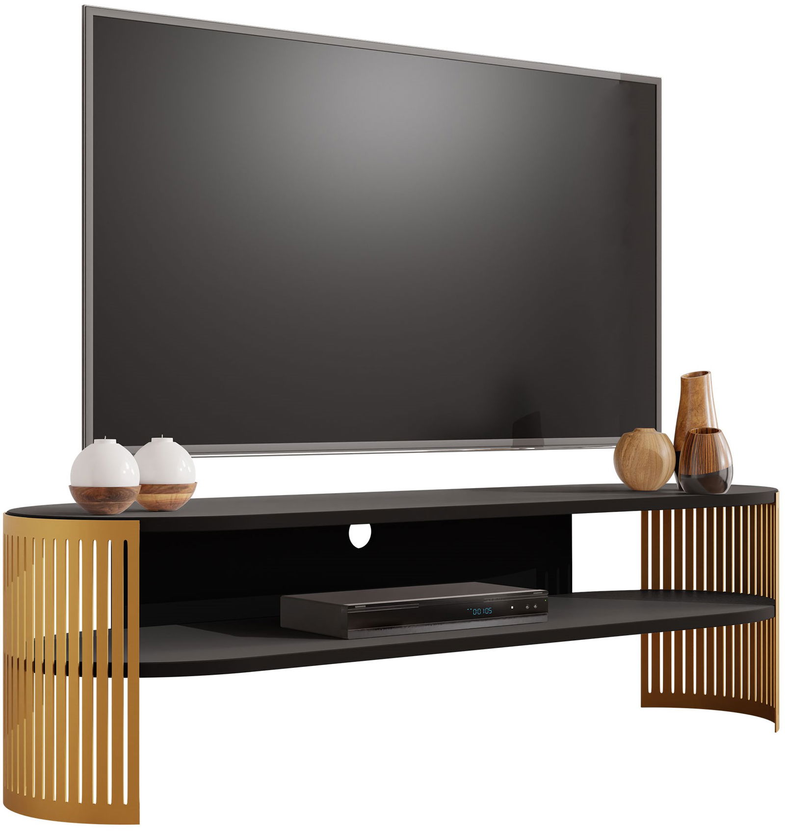 image_859209_zloty_czarny_molet_1d4g6944ds Έπιπλο τηλεόρασης Fikoli GD-Mauro - Image 1