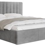 Επενδυμένο κρεβάτι Cosmos-Gkri-200 x 200