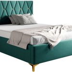 Επενδυμένο κρεβάτι Totti-Smaragdi-160 x 200