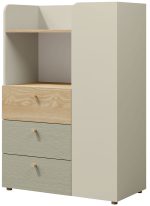 Συρταριέρα Yuki 1D 3S tall -Menta