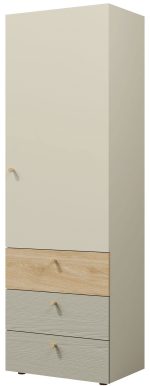 Ντουλάπα Yuki μονόφυλλη-Menta