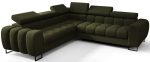 Γωνιακός καναπές Lordy max-Prasino-Αριστερή