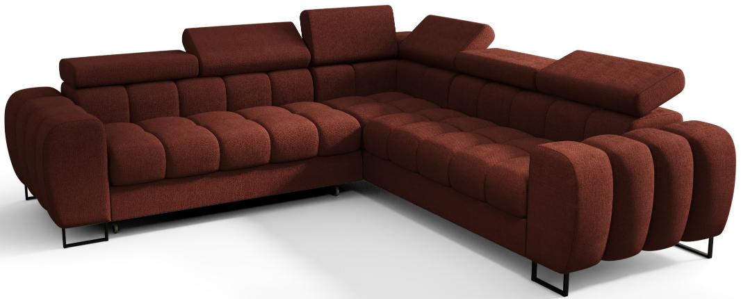 image_860877_moly_55._ Γωνιακός καναπές Lordy max-Kokkino-Δεξιά - Image 1