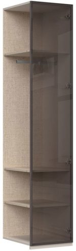 Επέκταση ντουλάπας Phantom μονόφυλλη glass