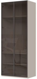 Ντουλάπα Phantom δίφυλλη glass