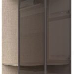 Επέκταση ντουλάπας Phantom δίφυλλη glass
