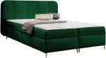 Επενδυμένο κρεβάτι Fandy-Prasino-160 x 200