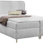 Επενδυμένο κρεβάτι Fandy-Gkri Anoixto-140 x 200