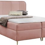 Επενδυμένο κρεβάτι Fandy-Roz-140 x 200