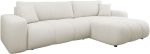 Γωνιακός καναπές Furyn L Maxi-Κρεμ
