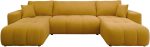 Γωνιακός καναπές Furyn U-Moustardi