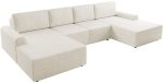 Γωνιακός καναπές Bella XL-Krem - Image 3
