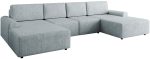 Γωνιακός καναπές Bella XL-Gkri Anoixto
