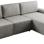 Γωνιακός καναπές Bella L-Gkri Skouro-Δεξιά