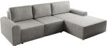 Γωνιακός καναπές Bella L-Gkri Skouro-Δεξιά