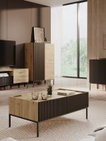 Τραπεζάκι σαλονιού Como 2SZ-Fusiko-Mavro - Image 2