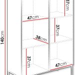 Μπουφές Como 100 2D-Fusiko-Mavro