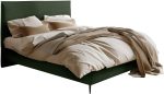 Επενδυμένο κρεβάτι Puretta-Prasino-160 x 200