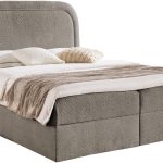 Επενδυμένο κρεβάτι Bonito-Silver Gray-160 x 200