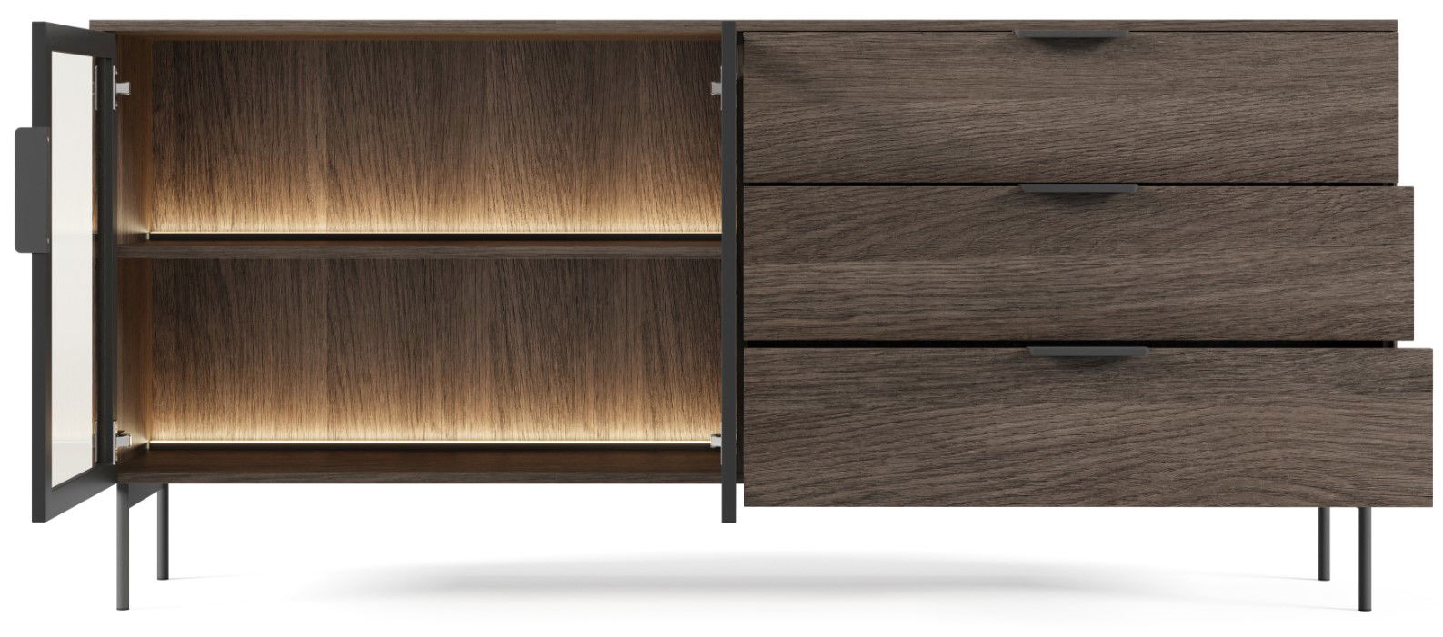 Μπουφές Luminus 2D3S-Kafe - Image 5