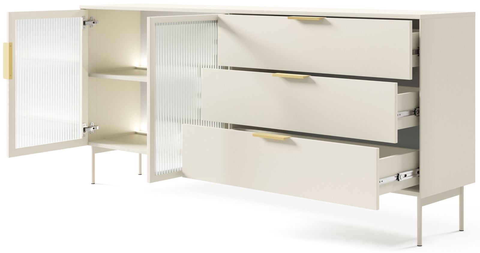 Μπουφές Luminus 2D3S-Cashmere - Image 2