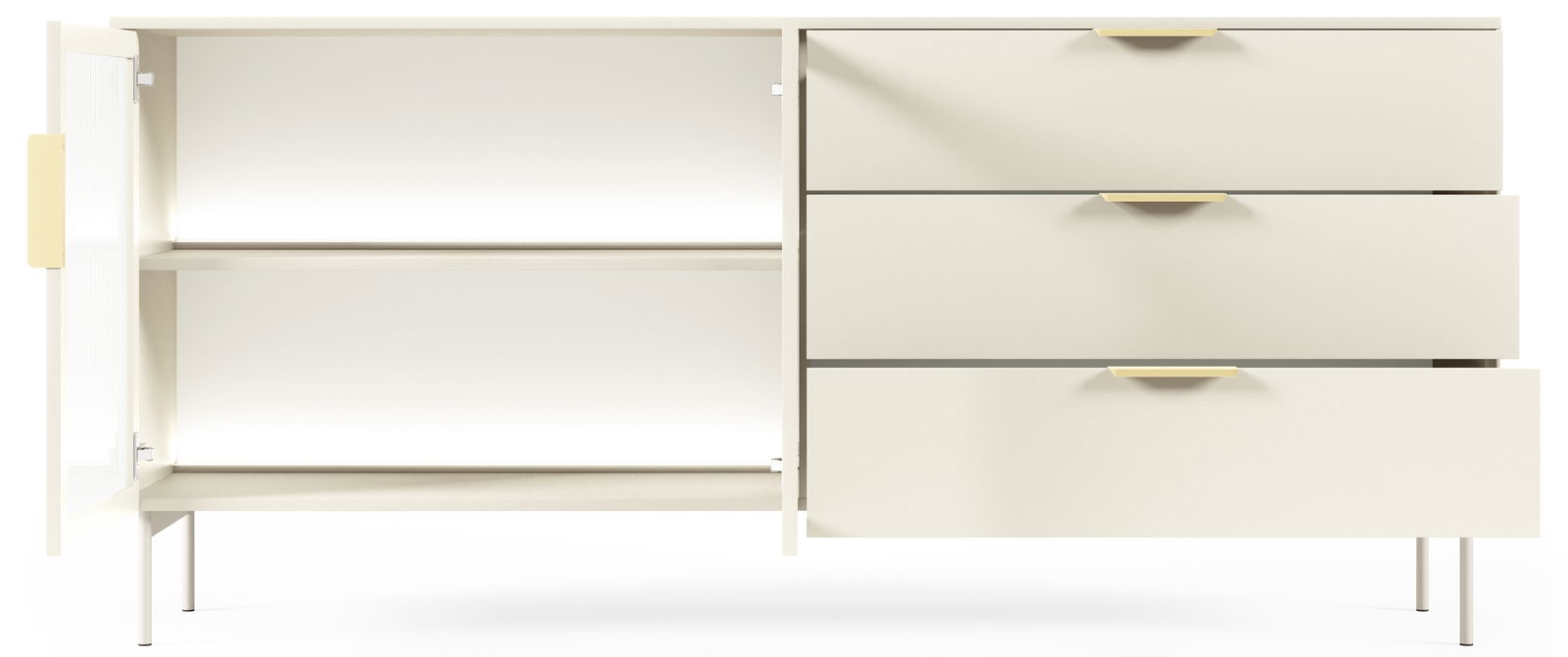 Μπουφές Luminus 2D3S-Cashmere - Image 5