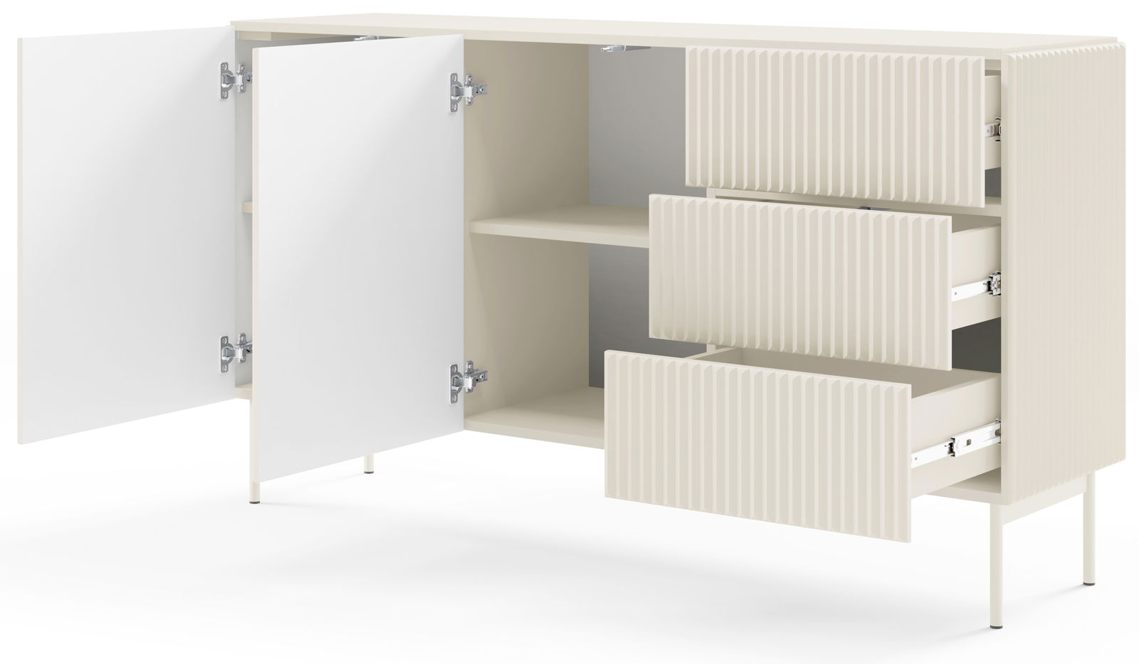 Μπουφές Novo mini 2D3S -Cashmere - Image 3