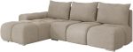 Γωνιακός καναπές Bestii-Cappuccino-Αριστερή