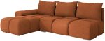 Γωνιακός καναπές Bestii-Portokali-Αριστερή