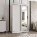 Ντουλάπα Selfie 120 συρόμενη-Leuko