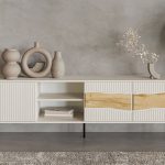 Έπιπλο τηλεόρασης Inserto 190 3D1W-Cashmere