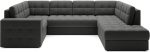 Γωνιακός καναπές Bale U-Anthraki-Δεξιά
