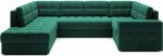 Γωνιακός καναπές Bale U-Prasino-Αριστερή