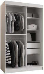 Ντουλάπα Wika 120 συρόμενη-Cashmere - Image 4