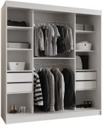 Ντουλάπα Wika 180 συρόμενη-Cashmere - Image 3