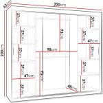 Ντουλάπα Wika 200 συρόμενη-Mauro - Image 3