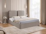 Επενδυμένο κρεβάτι Heaven-Silver Gray-140 x 200 - Image 2